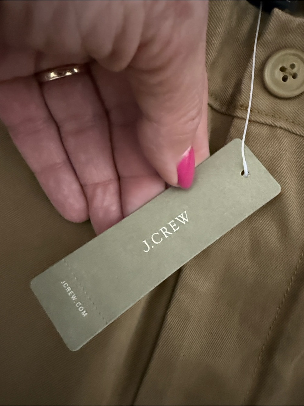 J. Crew Essential Brown Straight-Leg Chinos 100% Cotton - Picture 6 of 11